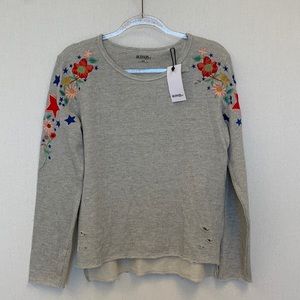 Hudson Kids Embroidered Floral Sweatshirt • Sz XL • NWT!